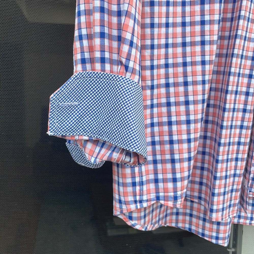 Johnston & Murphy Button Down Designer Shirt - image 3